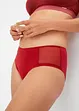 Panty med mesh og økologisk bomull (4-pack), bonprix