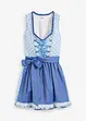 Dirndl med forkle, knelang (2-delt sett), bonprix