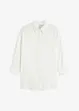 Skjortebluse i musselin, bonprix