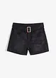 Jeansshorts med belte (2-delt sett), bonprix