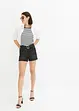Jeansshorts med belte (2-delt sett), bonprix