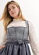 Dirndl med jaquard og forkle (2-delt sett), bonprix