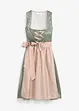 Dirndl med forkle, midi-lengde (2-delt sett), bonprix