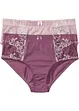 Formende truse med broderi (2-pack), bonprix