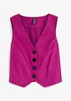 Dressvest med lin, bonprix