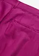 High Waist-bukse med lin og legg, bonprix