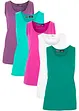 Lang topp av 100% bomull (5-pack), bonprix