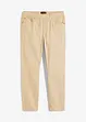 Regular Fit pull on-bukse i 100% bomull, Straight, bonprix