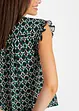Blusetopp med print, bonprix