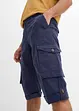 Lang bermudashorts med lin og cargolommer, Regular Fit, bonprix