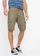Cargo-bermuda i ren bomull, Regular Fit, bonprix