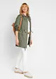 Bomullsparkas i utility-stil, halvlang, bonprix