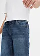 Pull on-bermudashorts i lett denim, Slim Fit, bonprix