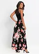 Maxikjole med blomsterprint og blonde, bonprix