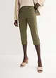 Capri-bukse med stretch og slip on-linning, bonprix