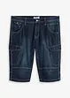 Lang bermudashorts i lett denim, Relaxed Fit, bonprix