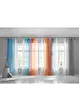 Gardin med resirkulert polyester og fargegradering (2-pack), bonprix