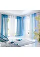 Gardin med resirkulert polyester og fargegradering (2-pack), bonprix