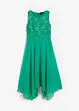 Premium-chiffonkjole med blonder, bonprix