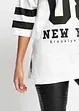 Oversized topp i 100% økologisk bomull, bonprix