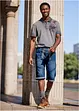 Piquè-poloshirt, kortermet, Loose Fit, bonprix