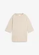 Oversized shirt med ståkrage av interlock, bonprix