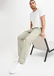 Loose Fit stretch-chinos med økologisk bomull, Straight, bonprix