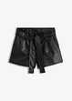 Shorts i imitert skinn, bonprix