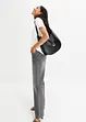 Wide Leg-jeans, Mid Waist, stretch, bonprix