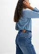 Straight-jeans High Waist, økologisk bomull, bonprix