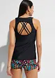 Tankini (3-delt sett) med bustier-bikinioverdel, bonprix