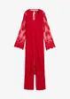 Jumpsuit med blondejakke (2 delt sett), bonprix