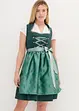 Dirndl med ståkrage, knelang (2-delt sett), bonprix