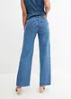 Wide-jeans Mid Waist, splitt, bonprix