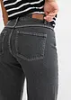 Wide-jeans Mid Waist, splitt, bonprix