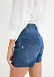 Jeans-shorts med broderi, BODYFLIRT