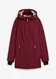 Lang funksjons-softshelljakke med teddyfleece, bonprix