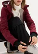 Lang funksjons-softshelljakke med teddyfleece, bonprix