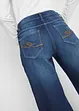 Wide Leg-jeans Mid Waist, komfortlinning, bonprix