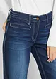Wide Leg-jeans Mid Waist, komfortlinning, bonprix