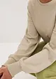 Oversized langermet topp med ballongermer, bonprix