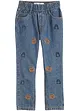 Stretch-jeans med broderi for barn, Regular Fit, bonprix