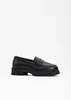 Loafers i skinn, bonprix