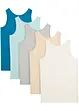 Undertrøye for barn (5-pack), bonprix