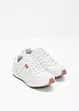Sneakers i skinn, bonprix