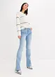 Flared jeans, Mid Waist, stretch, bonprix