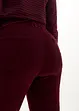 Stretch-cordbukse med sleng og High Waist-komfortlinning, bonprix