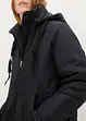 Vattert parkas med avtakbar hette og justerbar midje, bonprix