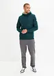 Termo-sweatshirt med hette og teddyfôr, bonprix