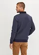 Elegant sweatshirt med polokrage, bonprix